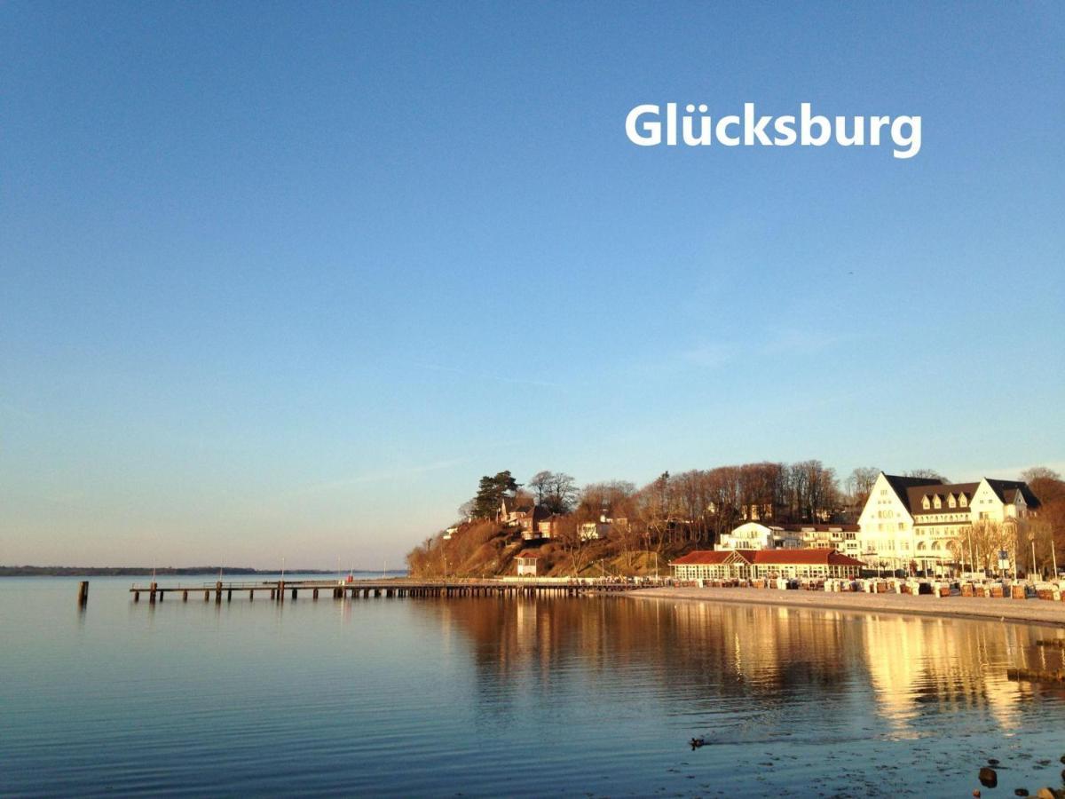 Seeblick I - Geraeumige 90Qm - Ganzes Haus - 50M Zum Naturstrand - Mit Terrasse Und Grossem Garten - Kueche Neu Glücksburg Exterior foto